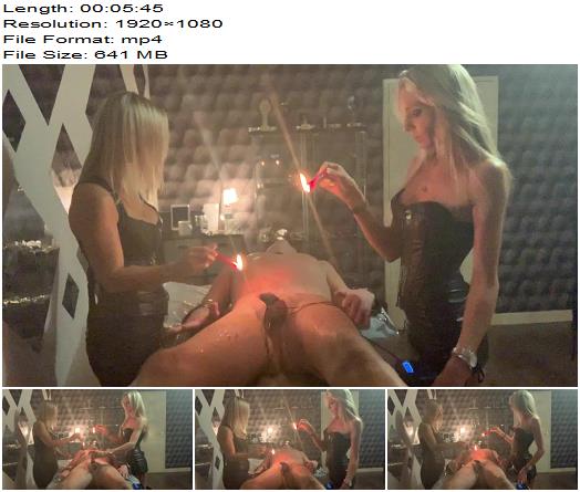Lady Darkangel UK  Myself and Mistress Vixen  Candle wax and electrics preview