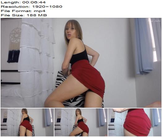 Miss Jade  Butt Boy Red Skirt Worship preview