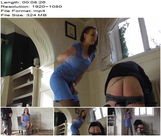 Strict Miss  Blue Spanking preview