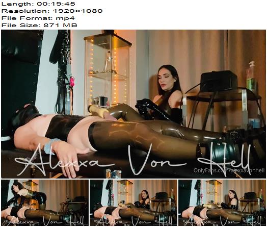 Alexxa Von Hell  Chastity ruin Milking Like TIP this clip preview