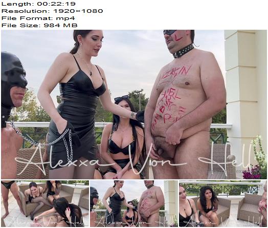 Alexxa Von Hell  Extreme humiliation SPH FeRCED BI with my gorgeous friends uncensoreddom preview