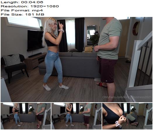 Kinky Mistress Sofia  He Couldnt Last  His left nut got bruised by one of my kicks so he backed out preview