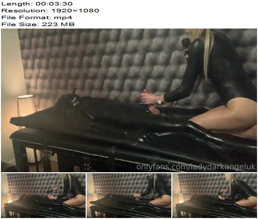 Lady Dark Angel UK  Vac Bed And So Much Tease preview