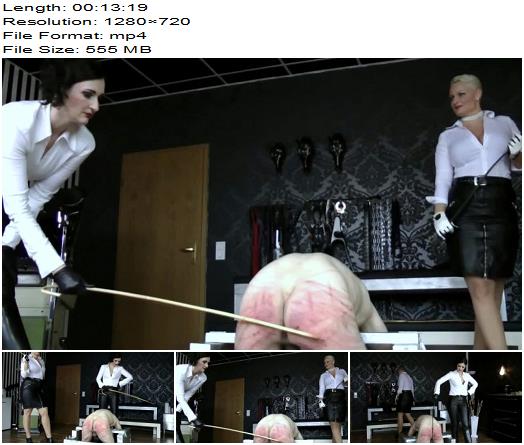 Madame Charlotte  Lady Victoria Valente  Best of Madame Charlotte meets Lady Victoria Valente Very Cruel Caning Ladies preview