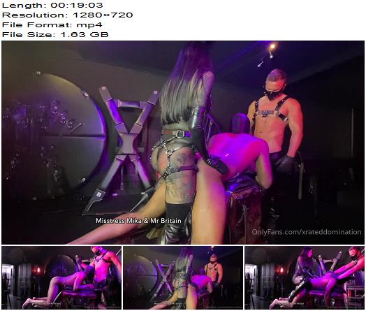 Mika Mistress  Making My Slave Suck Cock whilst I Fuck Him ft Mr Britain preview