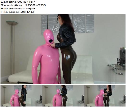 Mistress Susi Und nochmal in deutsch das neue outfit in pink mitTightlyrubberd preview