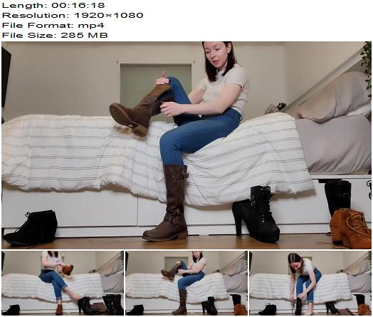 TinyFeetTreat  Barefoot and Barefaced Boot Try On preview