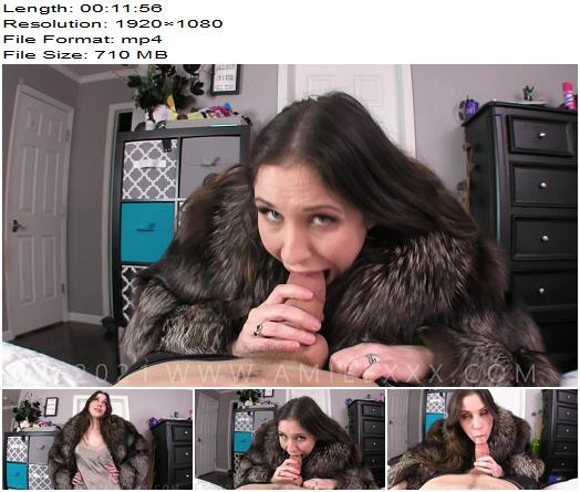 Amiee Xxx  Amiee Cambridge  Step Mom Wearing Fur Coat Gives Blowjob preview