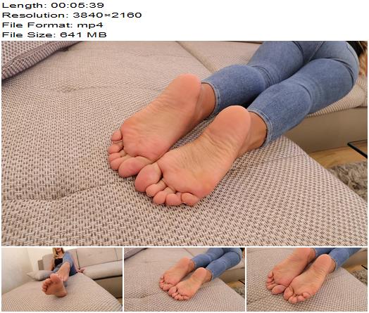 Feet Jeans  Short girl makes you submit to her huge soft soles preview