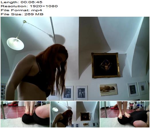 Femdom Austria  Lady Morganas Head Trampling And Jumping Fun preview