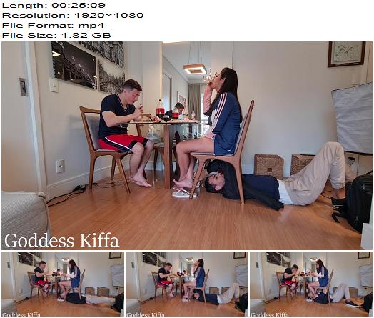 Kiffa Feet Deusa  Cuckold Real life EP 3  Hotwife have meal with her alpha preview