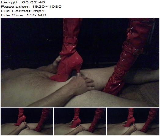 Lady Dark Angel UK  Full Heel Sounding Clip preview