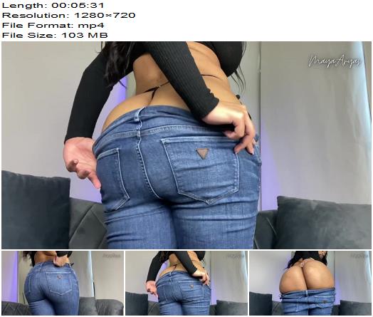 MayaAryas  Sensual Jeans Ass Worship preview