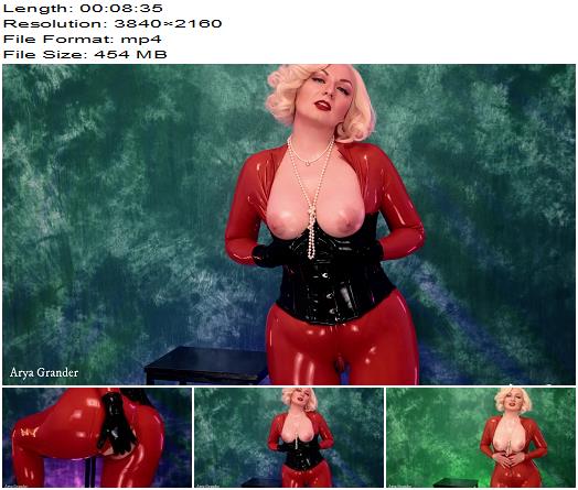 Arya Grander  Hot Milf Striptease In Latex Anal Free Porn Video Of Rubber Model preview