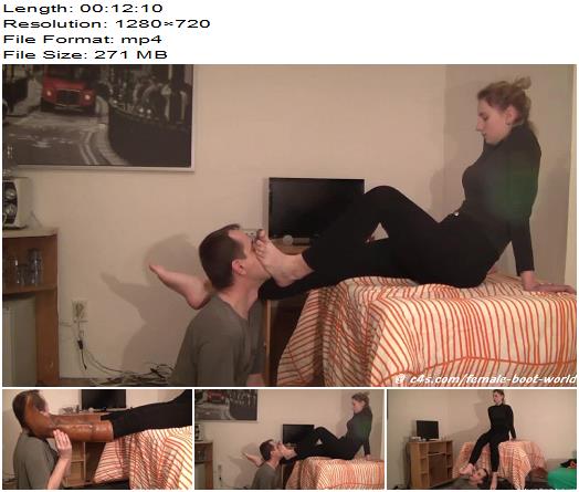 Female Boot World Foot Care on Table preview