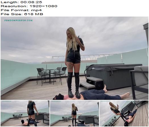 Femdom For Fun  Introducing to You Goddess K Boots Trampling Against the Hard Floor preview