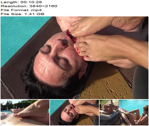 Foot Milked By Teen Pool Babes preview