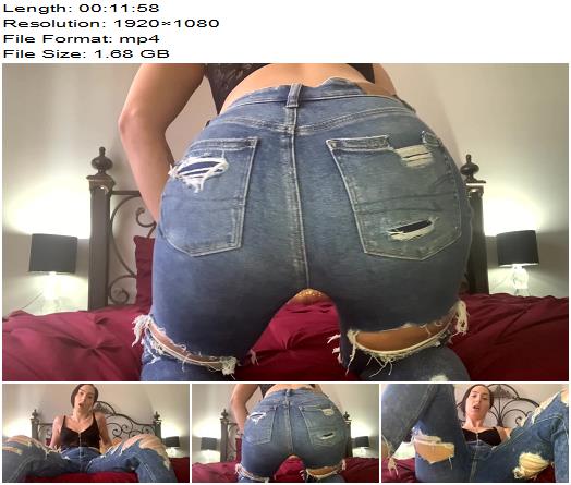Goddess Arielle  Pay To Jerk To Ripped Jeans preview