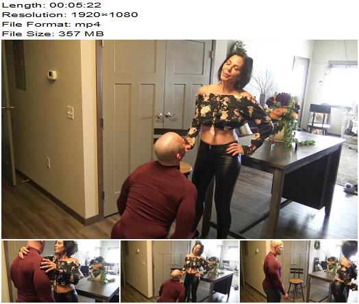 Goddess Zephy  Pie in the face plus foot humiliation CUSTOM CLIP preview