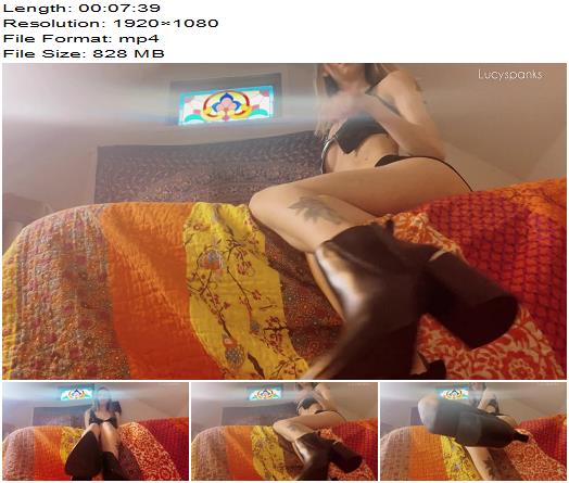 LucySpanks  Sub Funded Boot Worship preview