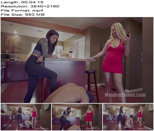 Men Are Slaves  Julia Robbie and Goddess Kitra  2154 4K preview