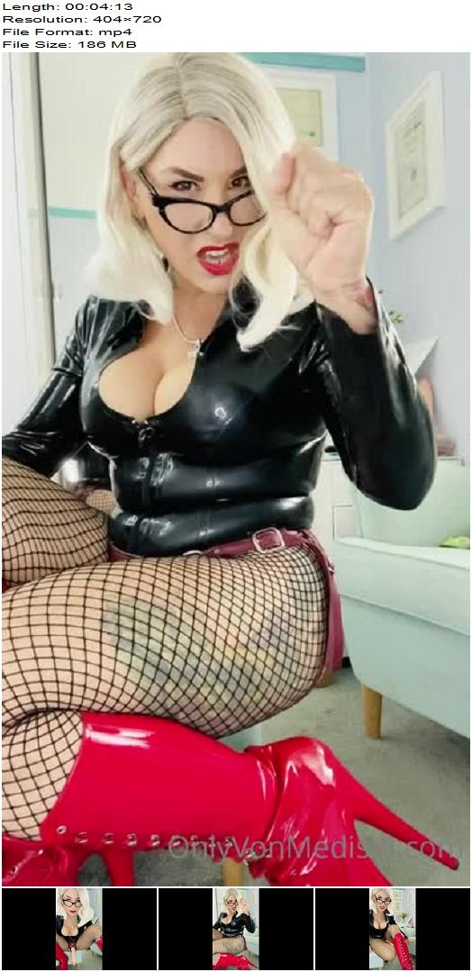 Mistress Ava Von Medisin  Its Been Such A Long Time Since I Was Able To Peg Your Tight Hole preview
