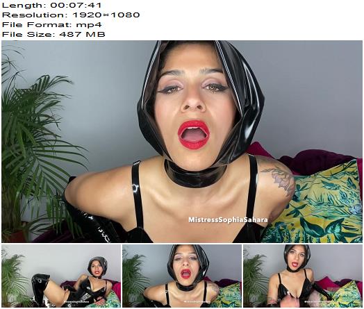 Mistress Sophia  Sahara Arabic Latex JOI preview