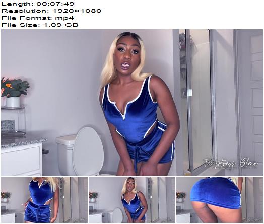 Temptress Blair  Ebony Brat Humiliates Toilet Slave preview