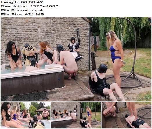 The English Mansion  The Mansions Summer Femdom Party Pt7  Hot Tub Hot Action  Part 3 preview