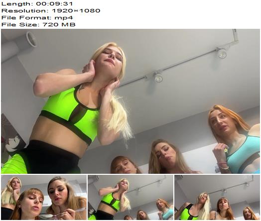 ppfemdom  Four Cheeky Mistresses Fill Your Mouth With Spit  Group POV Spitting Humiliation preview