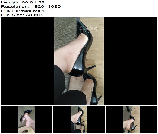 Classy Feet  Sofia 023 classyfeet1806201938216023shoeplay at the officeI m going to try and make this a daily event FootJob preview