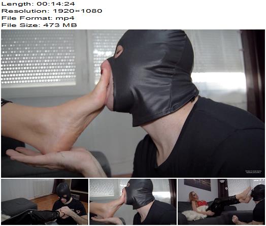 GL1982  Red Black Latex Foot Domination preview