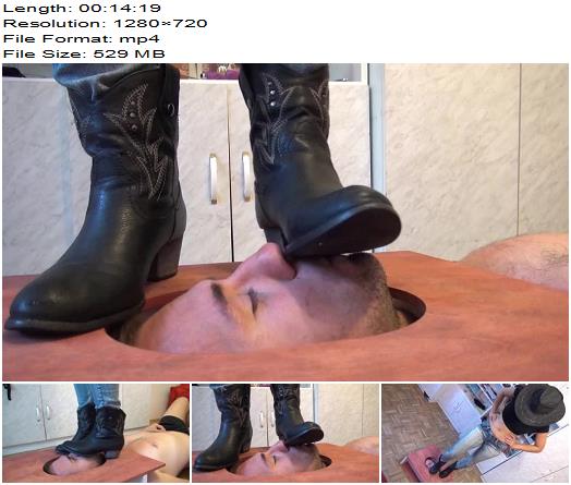 Magyar Mistress Mira  YOUR FACE UNDER MY WESTERN BOOTS preview