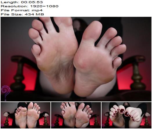 The Goddess Clue  Red Pedi Perfection preview