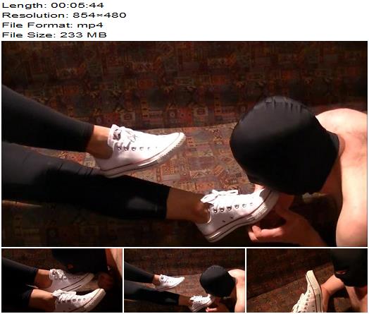 UK Mistress Elise  Lick My Converse Clean Loser preview
