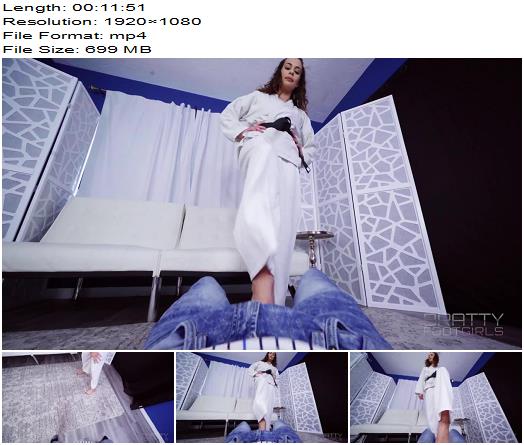 Bratty Foot Girls Goddess Fina and Jason Ninja fucking his balls up preview