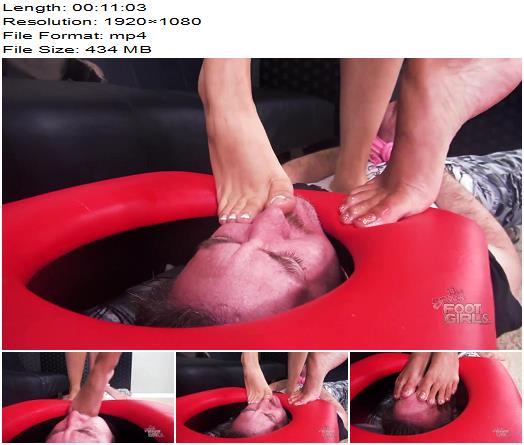 Bratty Foot Girls  Sucks to be you 8 Starring Karly Salinas and Goddess Honey Dew preview