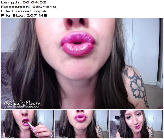 Elouise Please Applying Pink Lipstick preview