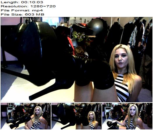 Goddess Kitty  Jerking You With My Boots preview