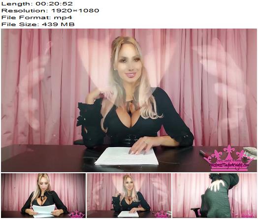 Goddess Taylor Knight  Legally Ruined by Findom Debt Contract preview