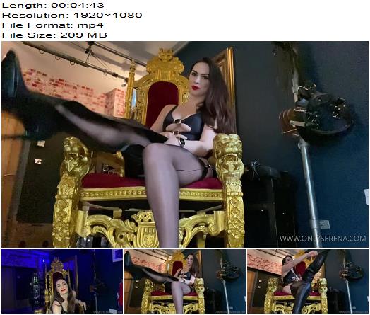 Gynarchy Goddess  Trying on my new custom made leather thigh high stiletto boots preview