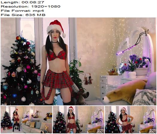 Katerina Goddess  Schoolgirl Santa preview