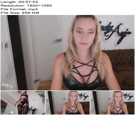 Lady Anja  German Mistress  Leder  NylonHirnfick Livecam Mitschnitt preview