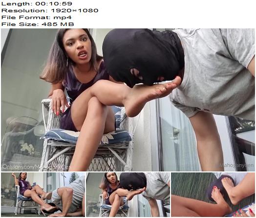 MahoganyQen  Lady Mahogany  Feet Massage Shoe Cleaning And Smoking After Long Day In My Sexy High Heels preview