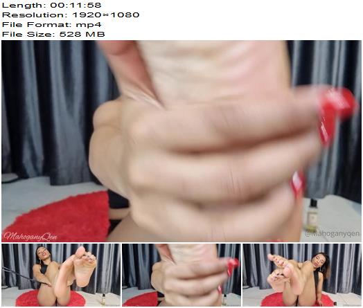 Mahoganyqen  Lady Mahogany  Wrinkled Soles In Oil JOI POV preview