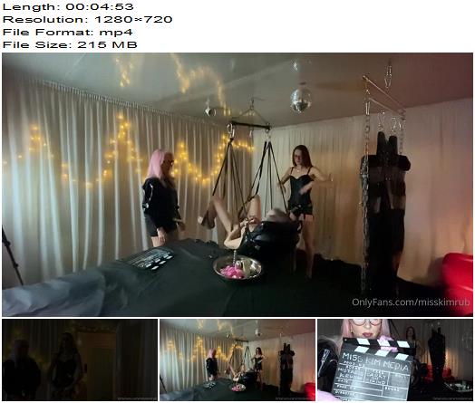 Miss Kim Rub  Mistress Sophia Sahara  Behind The Scenes preview