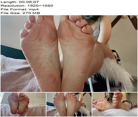 Princess Violette This Custom Foot Worship Clip Is Lethal preview