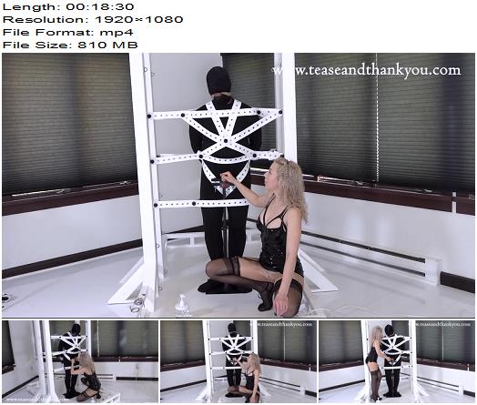 TeaseandThankYou  Allie Heart  Breaking In The New Latex While Breaking His Dick preview