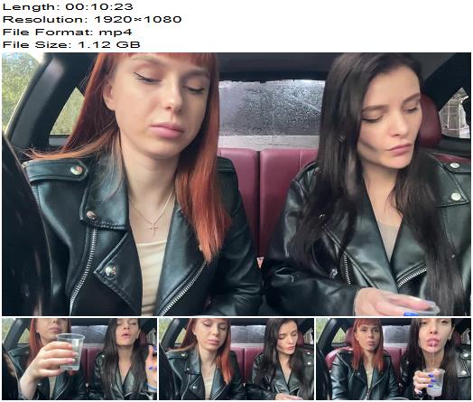 Ppfemdom Bratty Girls Sofi And Kira Humiliate You And Order To Jerk Off On Their Saliva Pov