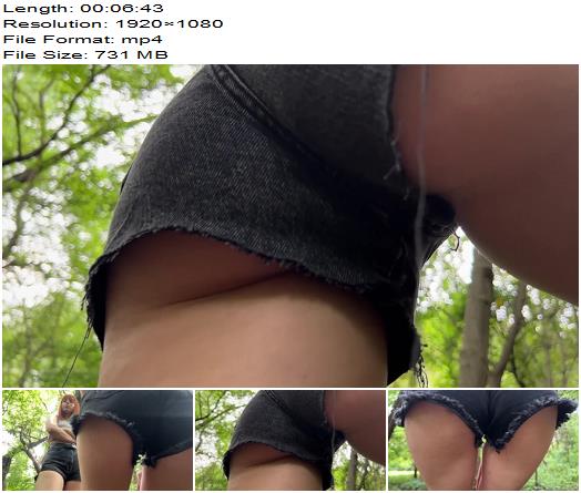 ppfemdom Double POV Femdom Ass Worship In Denim Shorts Outdoors With Sofi and Kira preview